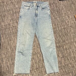 Classic Light Blue Straight Leg Jeans
